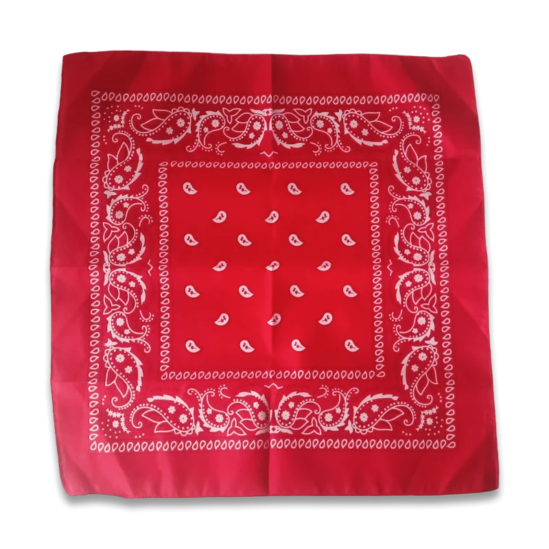 Červený hanky code šátek