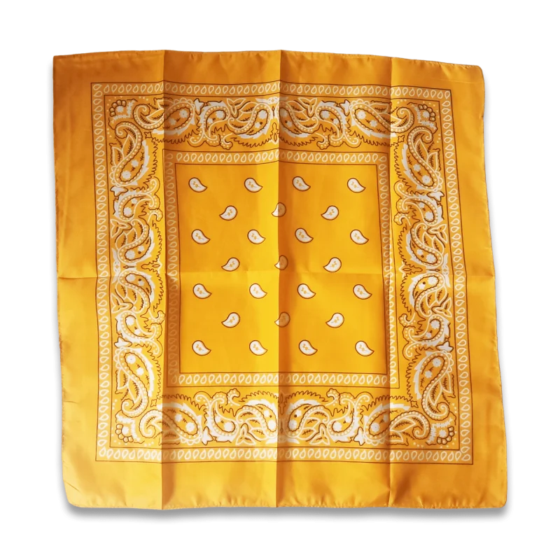Oranžový hanky code šátek