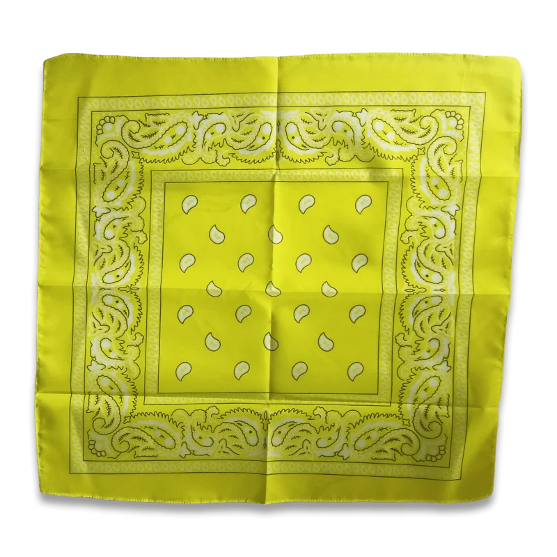 Žlutý hanky code šátek